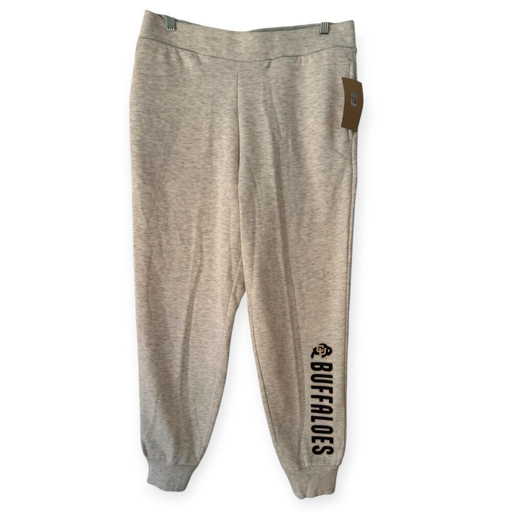NWT Rivalry Threads NCAA Colorado Buffalo Jogger Sweatpants Women’s Size Medium